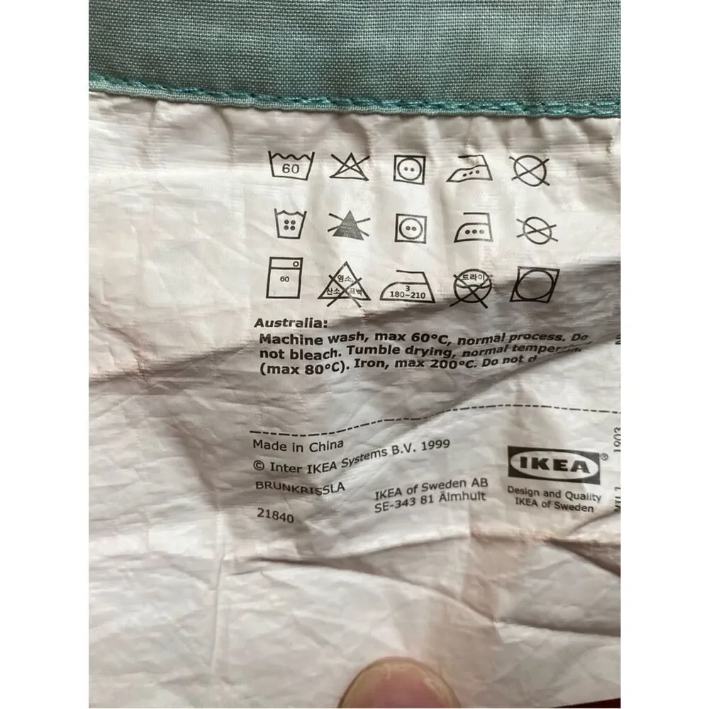 IKEA Cotton Duvet Cover in Multi-Colored Squared